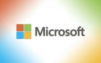 4k Wallpaper Hi Tech Logo Bright Microsoft New