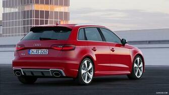 Audi Rs3 Sportback Catalunya Red Rear HD Wallpaper