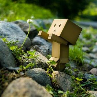 iPad Wallpaper Wooden Paper Man Cute Mini