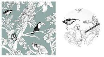 Wallpaper Silvia Ospina Studio