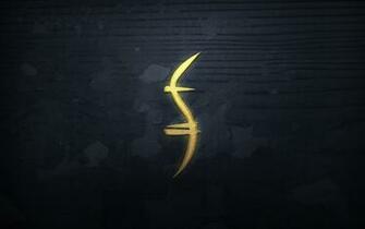 The Symbol From Heroes Tv Series Yellow On A Black Somewhat