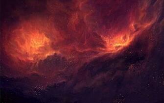 Red Space 4k Wallpaper