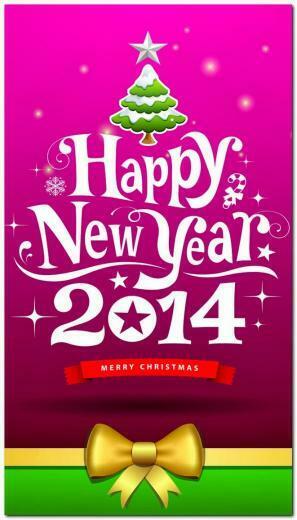 New Year iPhone 5c Wallpaper