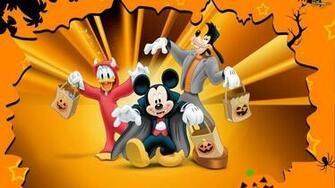 Halloween Goofy Walt Disney Mickey Mouse Donald Duck Wallpaper