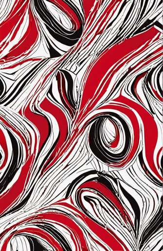 Red Black White Abstract Wallpaper