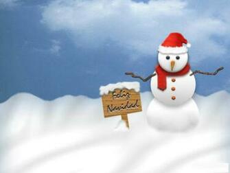 Snowman Desktop Wallpaper