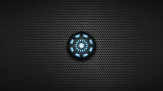 Dark Background Arc Reactor Symbols Blue Seed Wallpaper
