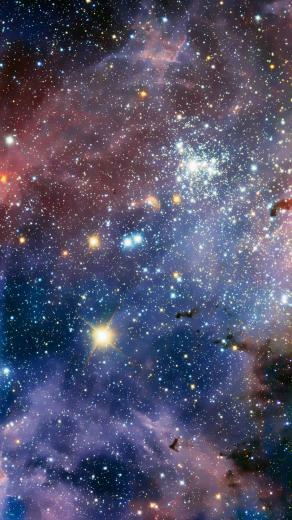 Wallpaper Vertical Colorful Star Sc Smartphone X