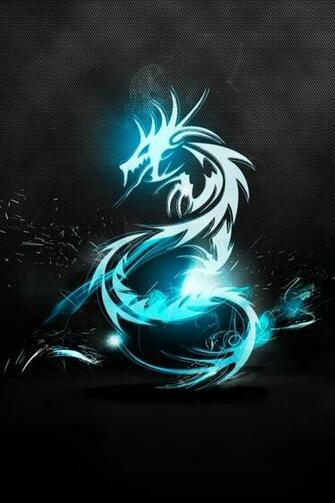 Blue Dragon iPhone HD Wallpaper
