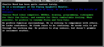 Dwarf Fortress Themed Id By Chaz Gelf