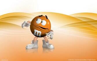 Orange M Wallpaper Ms