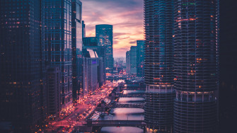 Wallpaper 4k Chicago United States Bridge
