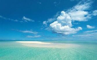 Tahiti Bora Shallow Water Wallpaper