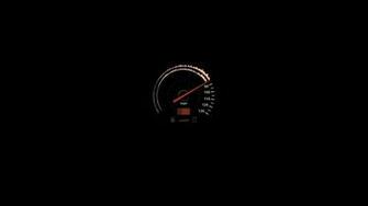 Black Minimalistic Back To The Future Speedometer