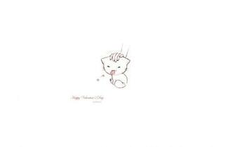 Valentine S Little Cat Wallpaper Stock