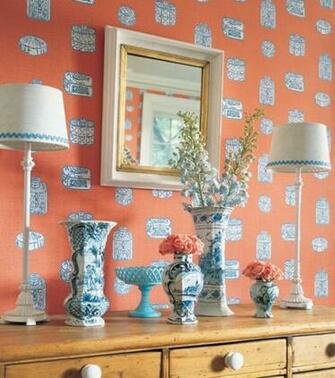 Chinoiserie Chic Touches Of Orange
