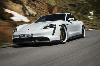 Porsche Taycan Turbo S 4k Ultra HD Wallpaper Background Image