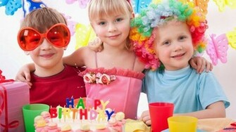 Little Babies Cute BirtHDay Party HD Wallpaper