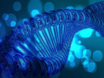 Blue Dna Wallpaper High Resolution