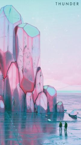 Phone Wallpaper Made From The Art For Thunder R Imaginedragons