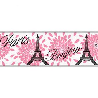 Kids Ks2264b Paris Border Wallpaper Inc