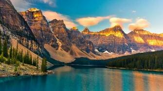 Moraine Lake Sunrise Wallpaper