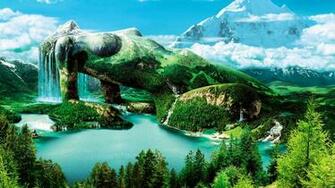 Mother Nature As A Woman Desktop Wallpaper