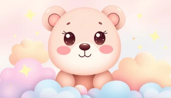 Kawaii Bear Wallpaper