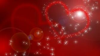 Sparkling Hearts Wallpaper Holiday