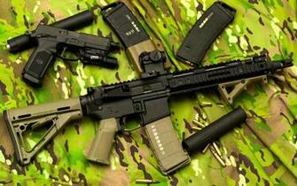 Assault Rifle Computer Wallpaper Desktop Background