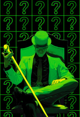 Mysterious Green Riddlerwith Question Marks Pwc9jgrx9canggkq Wallpaper