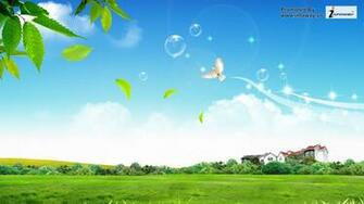 High Resolution Summer Scenery Wallpaper Desktop Fantasy Landscape