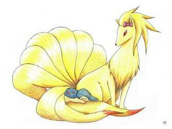 Ninetales And Cyndaquil By Gaalea