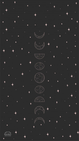 Moon Phases HD Wallpaper For Mobile 4k