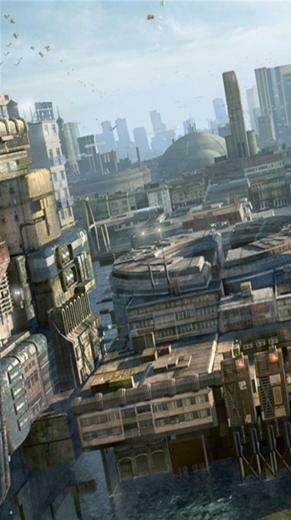 3d Futuristic City iPhone Wallpaper S 3g