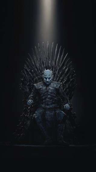 Spoilers Night King Iron Throne Wallpaper R Gameofthrones