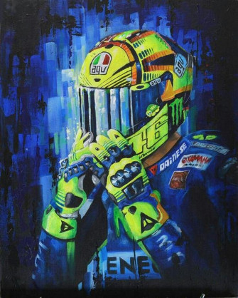 Valentino Rossi Wallpaper Digital Art By Sidik Wahid Fine
