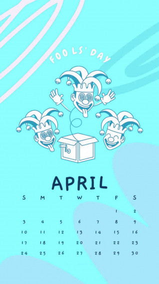 April Calendar Wallpaper