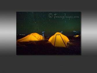 Computer Desktop Wallpaper Tents Glowing During The Night On