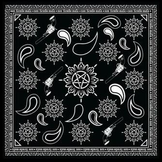 Bandana Wallpaper iPhone Supernatural Art Print