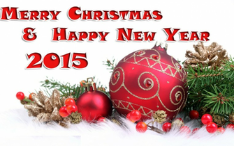 Happy New Year Merry Christmas Wallpaper Trendy Mods