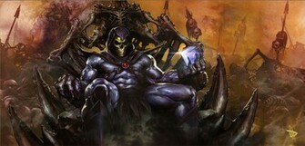 2d Art Skeletor Digital Concept Fantasy Illustrations