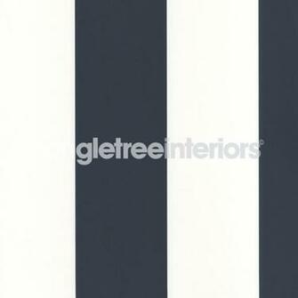 Navy Blue Striped Wallpaper