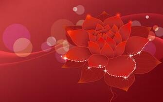 Red Flowers Background