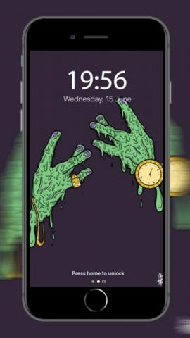 Cartoon West Side Hand Sign Wallpaper Teahub Io
