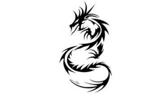 Dragon Black And White Tribal Wallpaper Clipart Best