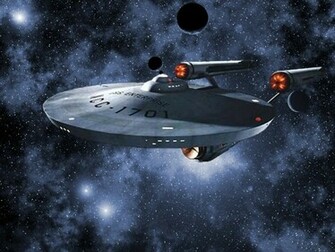 Uss Enterprise Ncc Flying In The Universe Star Trek Movie
