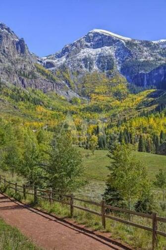 Fall Colours Telluride Western San Juan Mountains In The