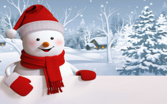 Snowman Desktop Background Wallpaper