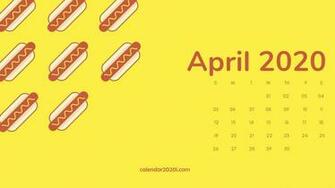 April Calendar Desktop Wallpaper